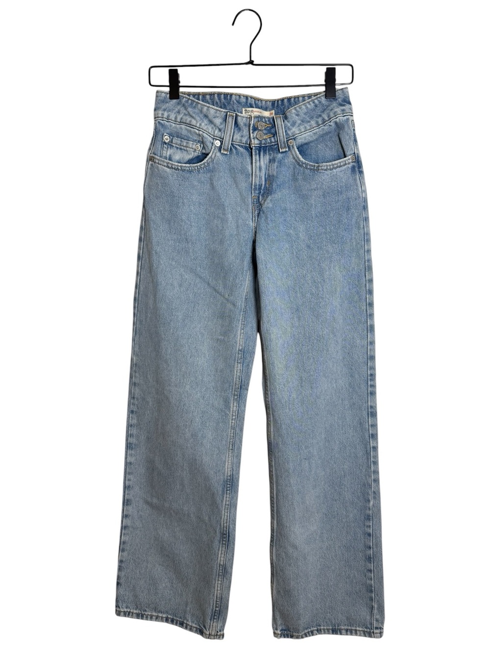 Levi’s Superlow Loose Straight Leg Jeans Light Wash Denim 24
